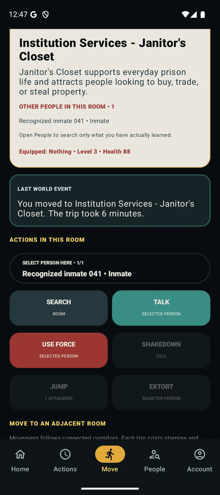 What you can actually do in this room, with these people